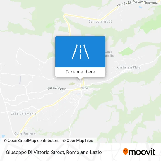Giuseppe Di Vittorio Street map