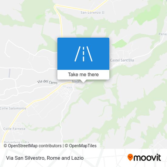 Via San Silvestro map