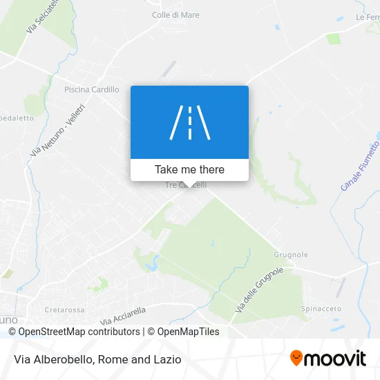 Alberobello Street map