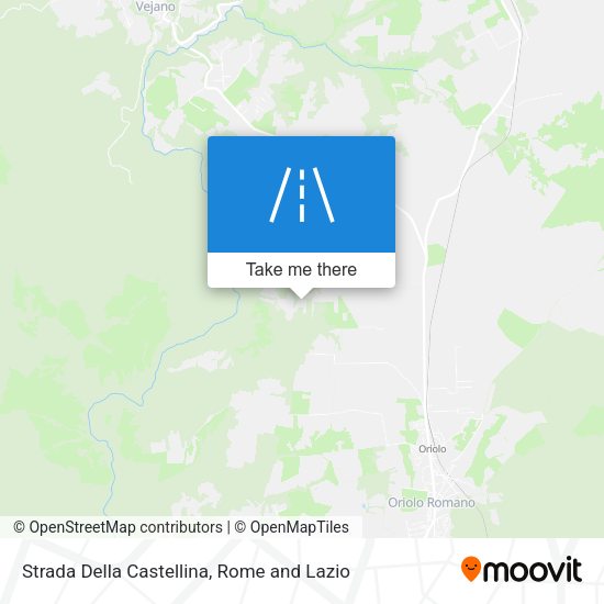 Strada Della Castellina map