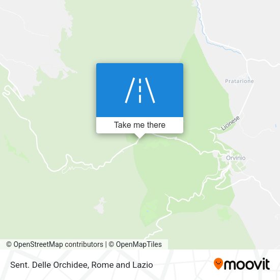 Sent. Delle Orchidee map