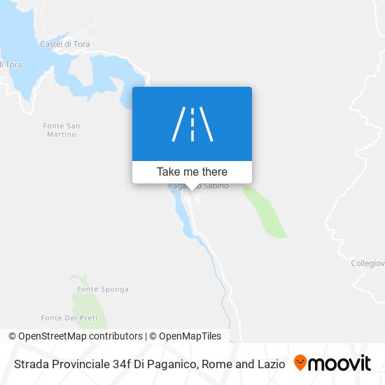 Strada Provinciale 34f Di Paganico map