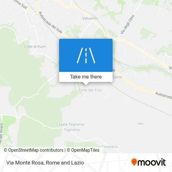 Monte Rosa Street map