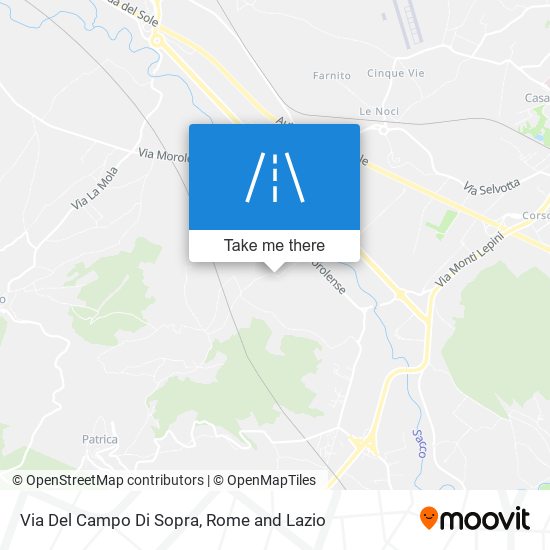 Via Del Campo Di Sopra map