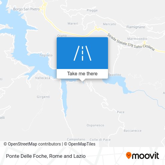 Ponte Delle Foche map