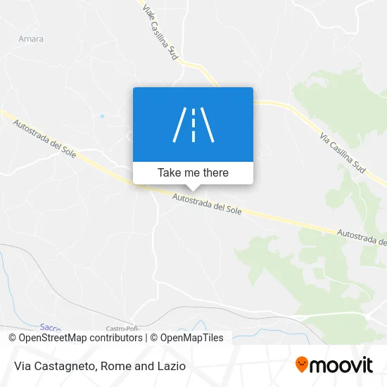 Castagneto Street map