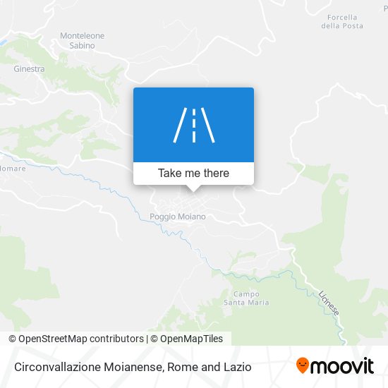 Circonvallazione Moianense map