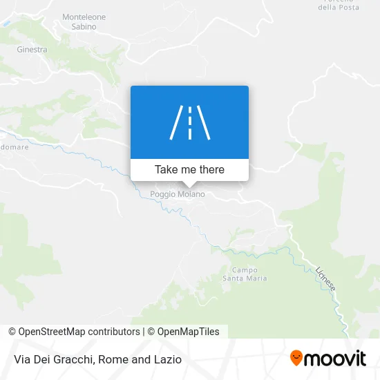 Dei Gracchi Street map