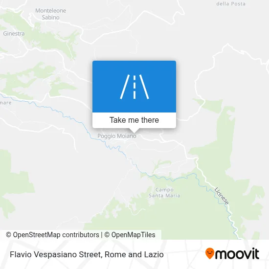 Flavio Vespasiano Street map