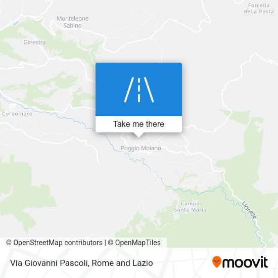 Via Giovanni Pascoli map