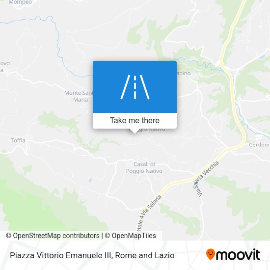 Piazza Vittorio Emanuele III map