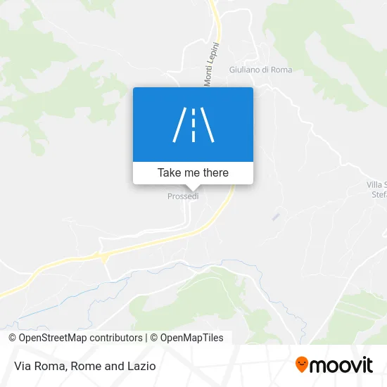 Via Roma map