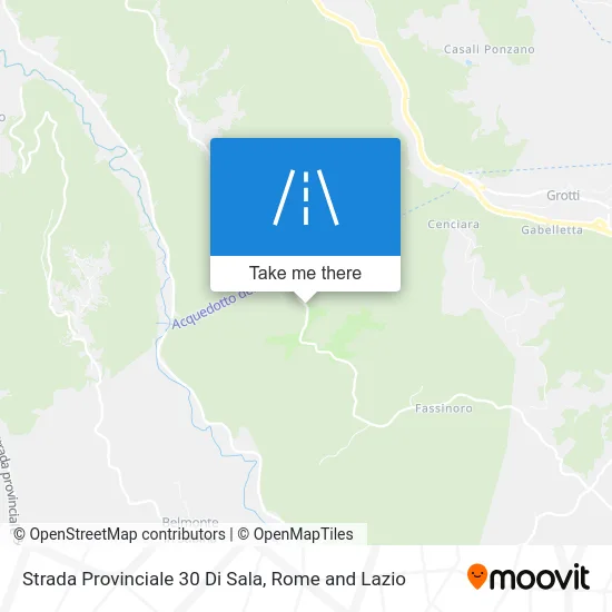 Provincial Road 30 Di Sala map