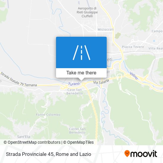 Strada Provinciale 45 map