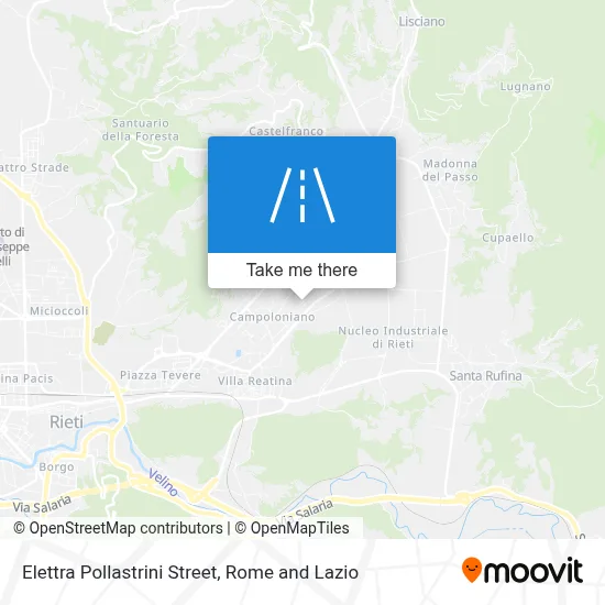 Elettra Pollastrini Street map