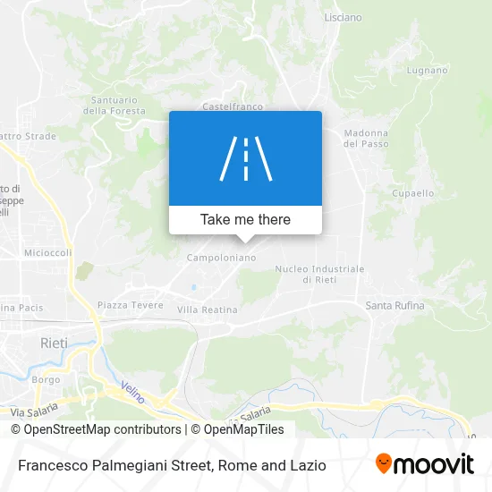 Francesco Palmegiani Street map