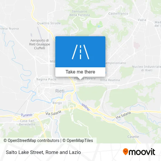 Salto Lake Street map