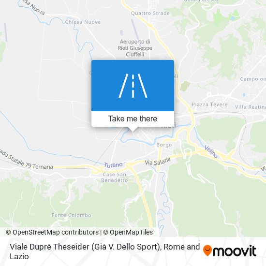 Viale Duprè Theseider (Già V. Dello Sport) map