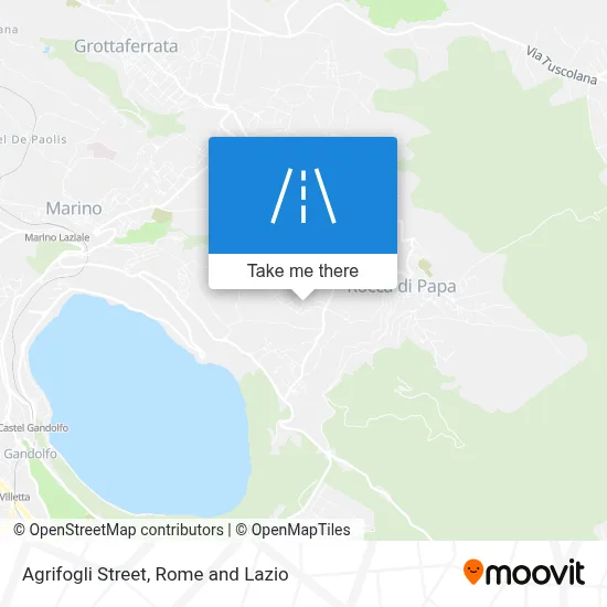 Agrifogli Street map