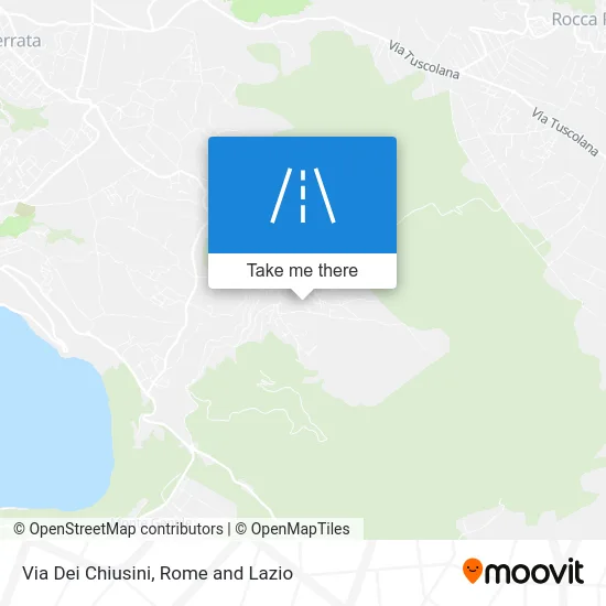 Via Dei Chiusini map