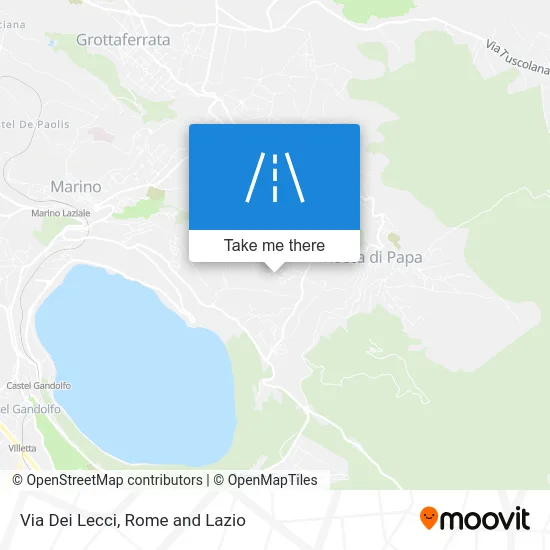 Dei Lecci Street map