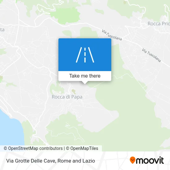 Grotte Delle Cave Street map