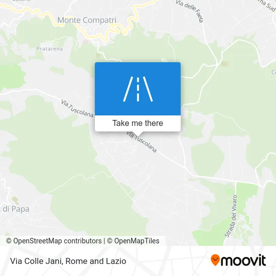 Colle Jani Street map