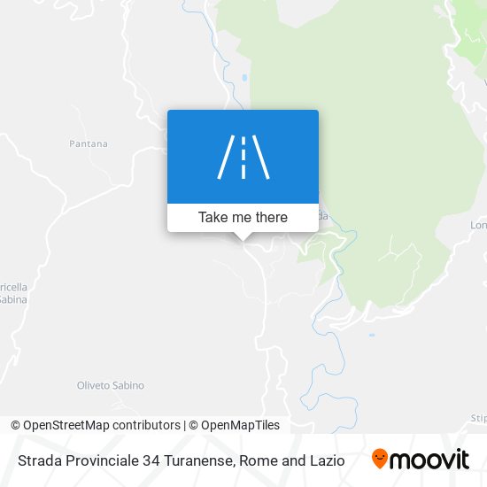 Strada Provinciale 34 Turanense map