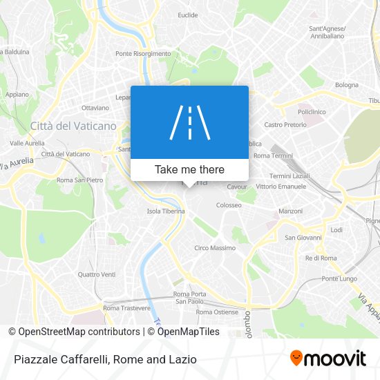 Piazzale Caffarelli map