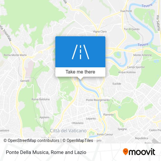 Ponte Della Musica map