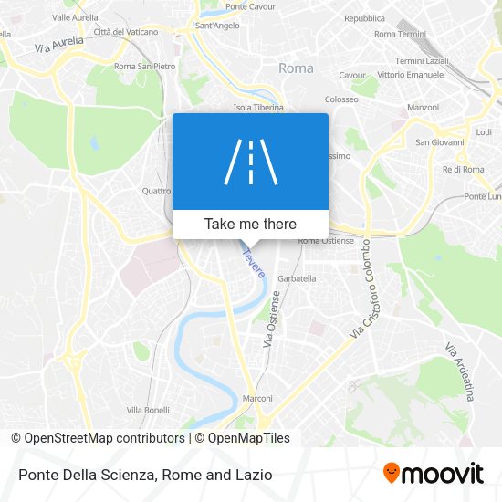 Ponte Della Scienza map