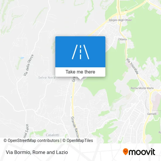 Bormio Street map