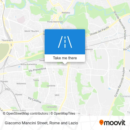 Giacomo Mancini Street map