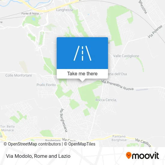 Modolo Street map