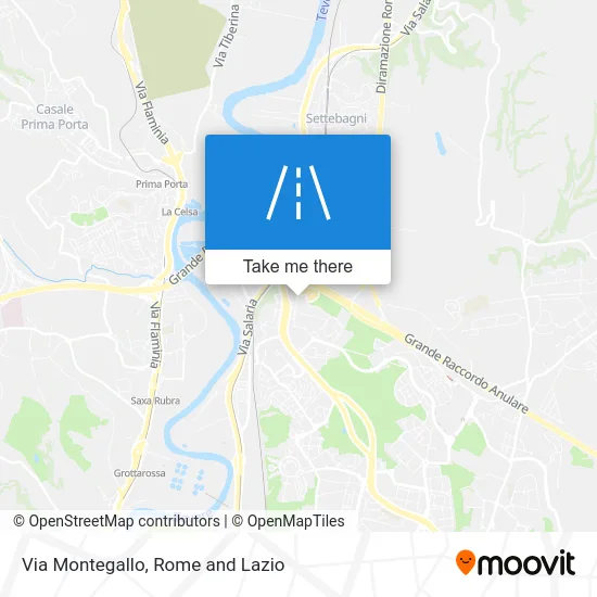 Montegallo Street map