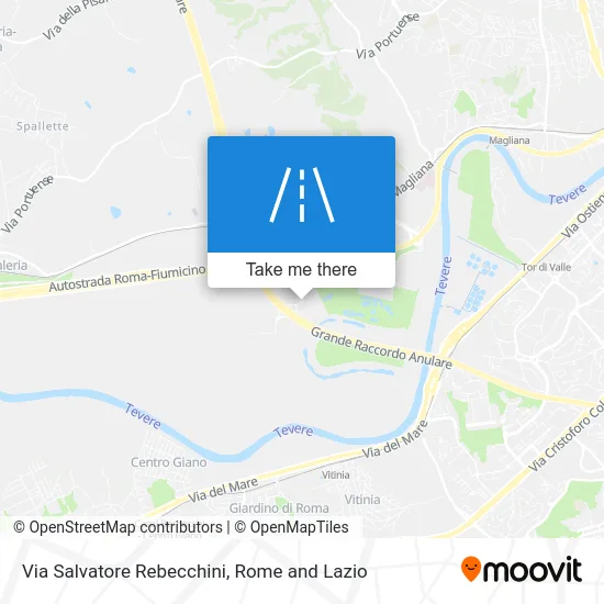 Salvatore Rebecchini Street map