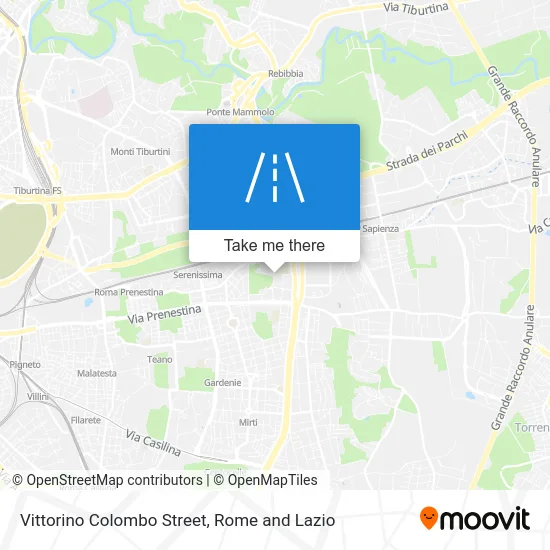 Vittorino Colombo Street map
