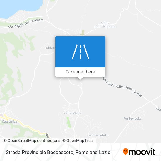 Strada Provinciale Beccacceto map