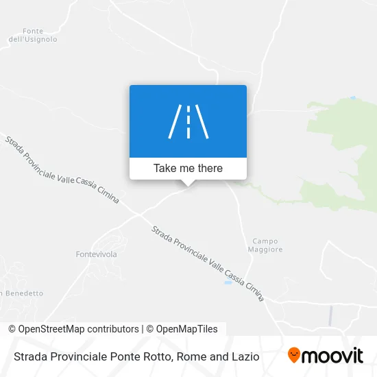 Strada Provinciale Ponte Rotto map
