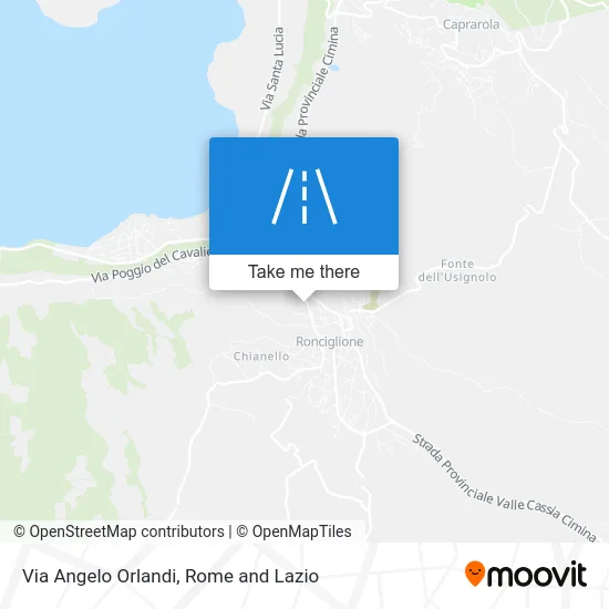 Angelo Orlandi Street map