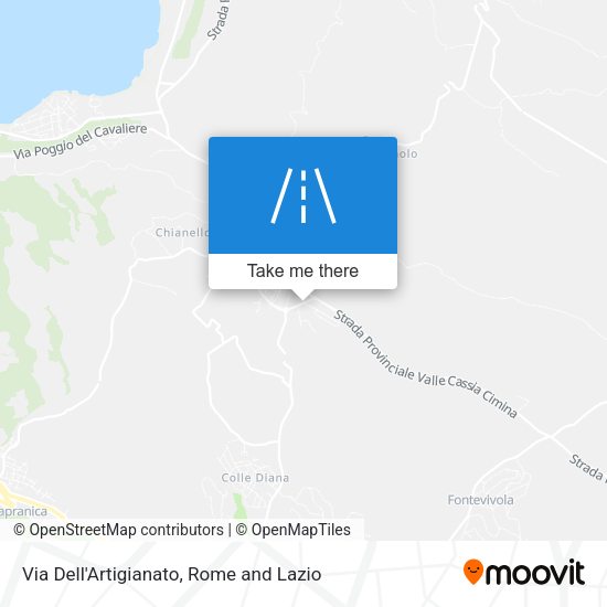 Via Dell'Artigianato map