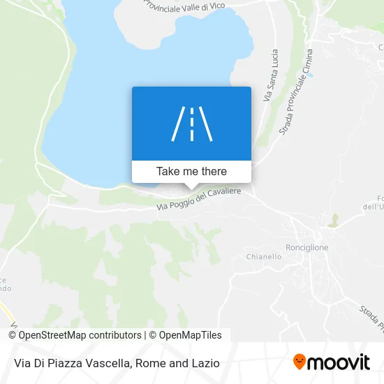 Piazza Vascella Street map