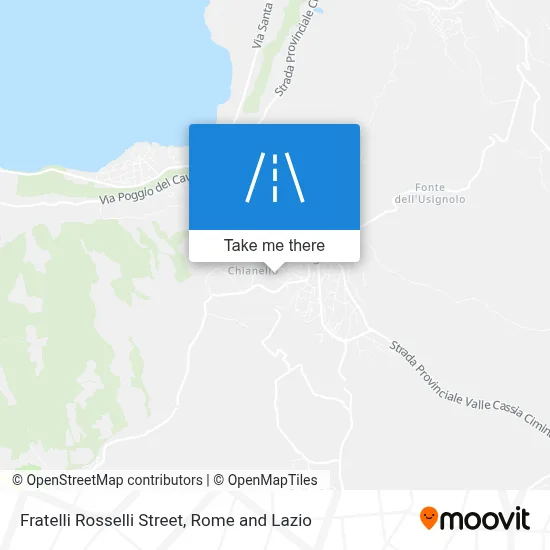 Fratelli Rosselli Street map