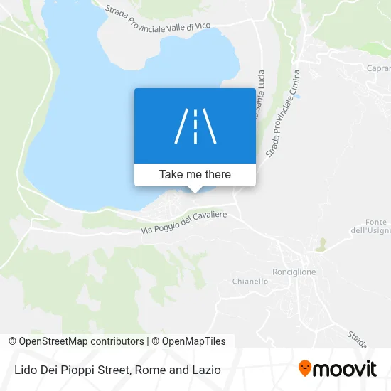 Lido Dei Pioppi Street map