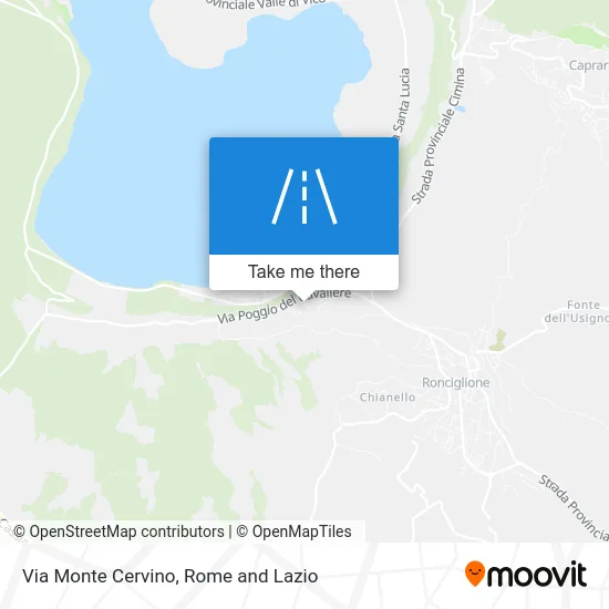 Monte Cervino Street map
