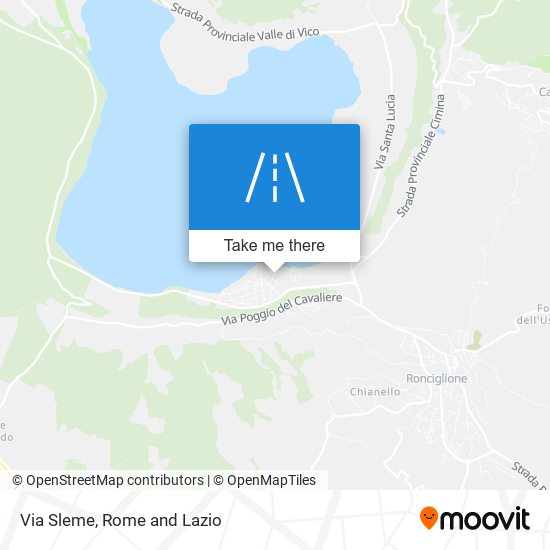 Via Sleme map