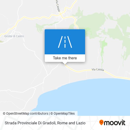 Strada Provinciale Di Gradoli map