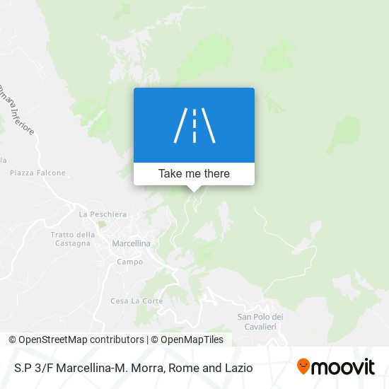S.P 3/F Marcellina-M. Morra map