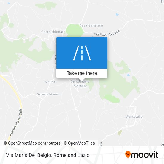 Via Maria Del Belgio map