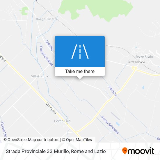Strada Provinciale 33 Murillo map